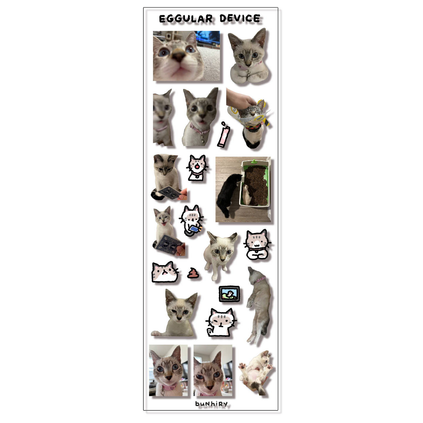 Mapo & Egg Cat Sticker Sheets