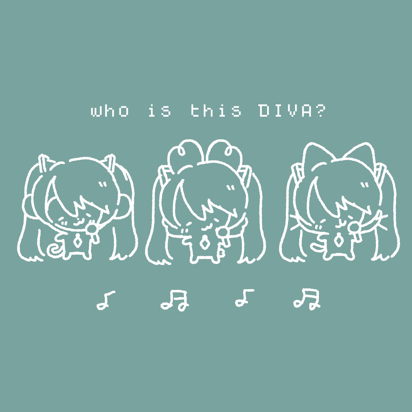 Who Is This Diva? Miku T-Shirt