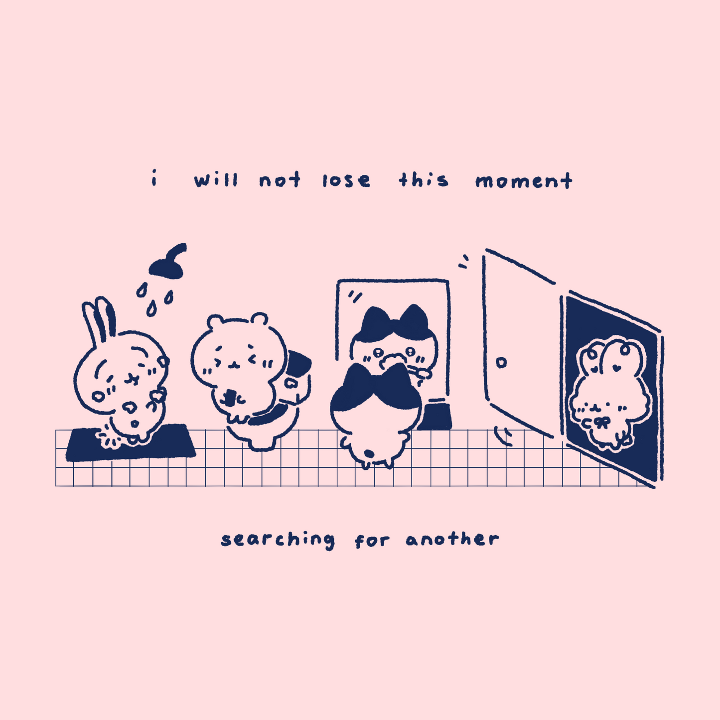 Chiikawa Bathroom Moment T-Shirt