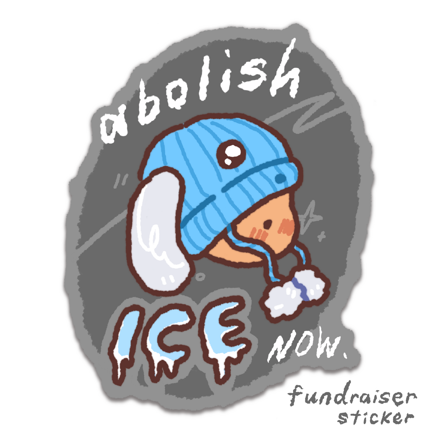 Abolish Ice Fundraiser Sticker