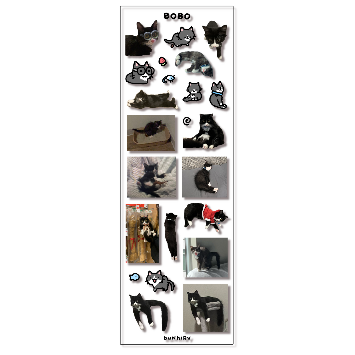 Mapo & Egg Cat Sticker Sheets