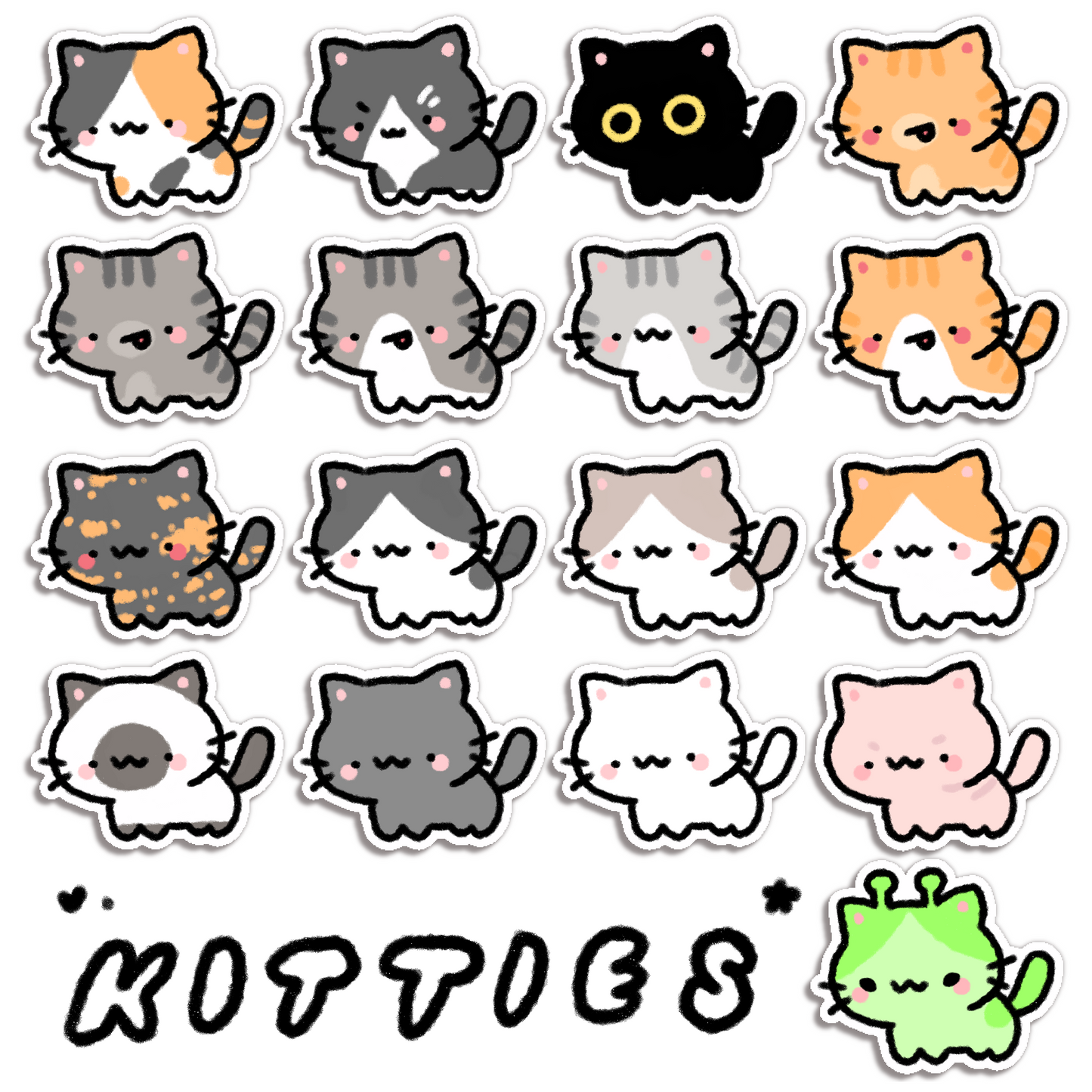 Kitty Cat Stickers