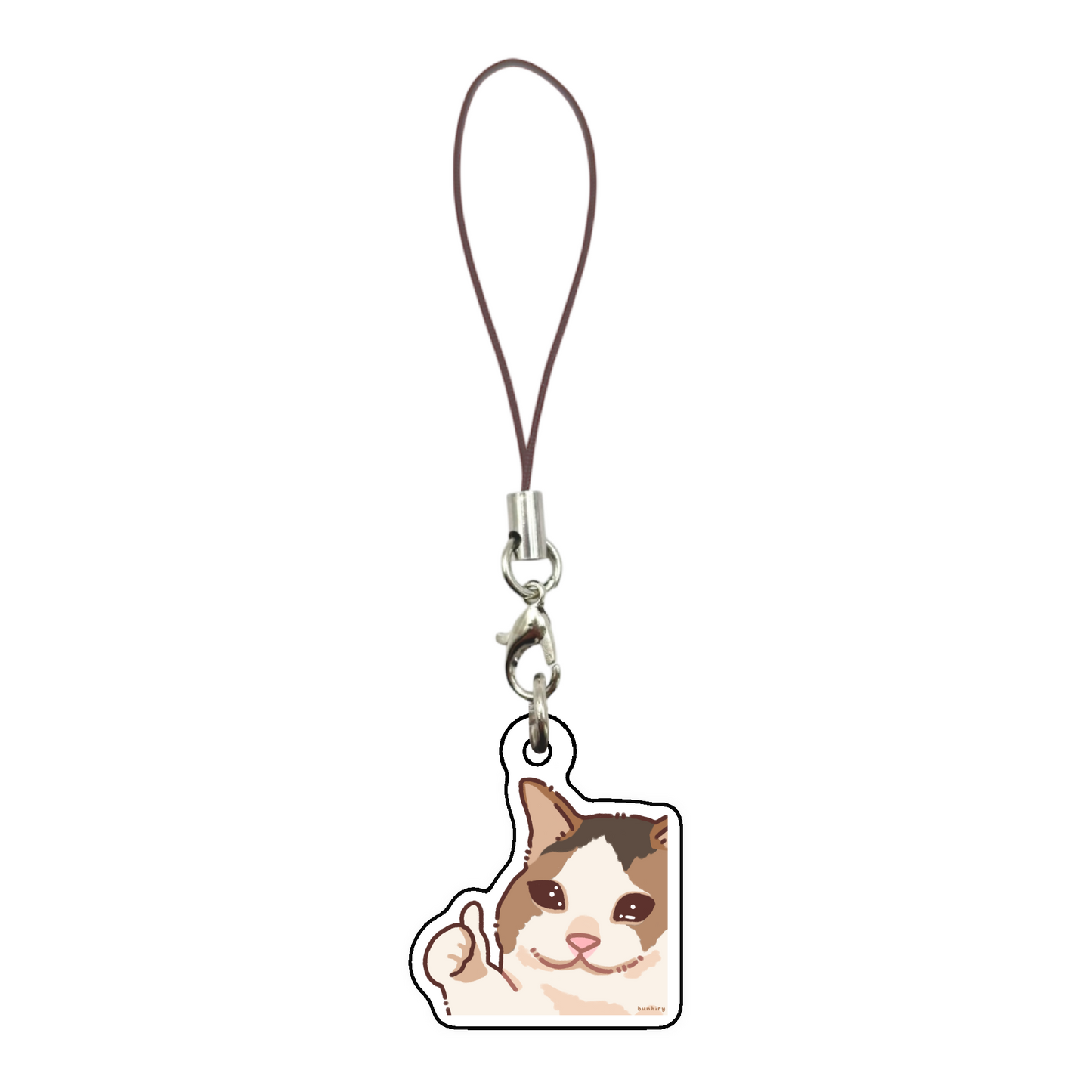 Cat Meme Phone Charms
