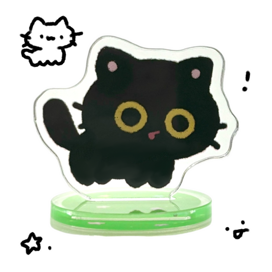 Black Cat Acrylic Standee