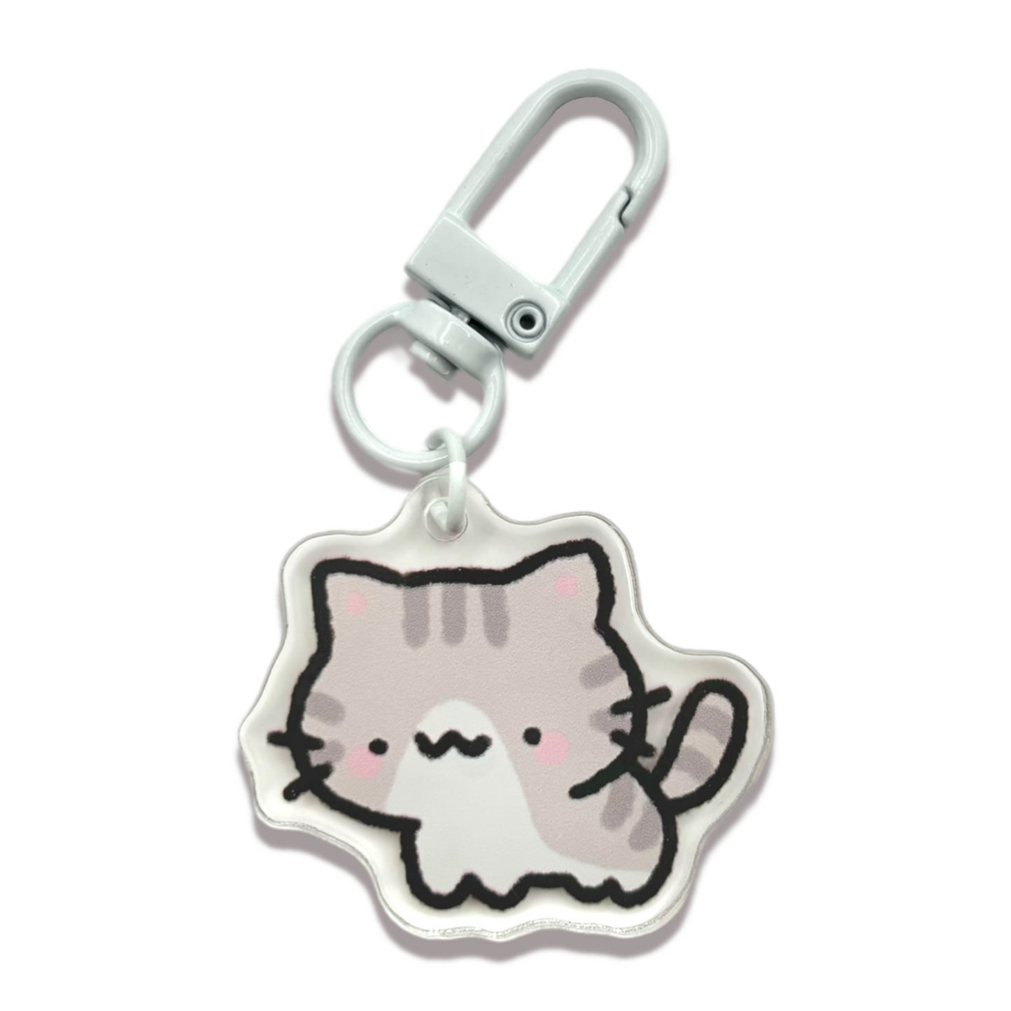 Cat Pattern Keychains