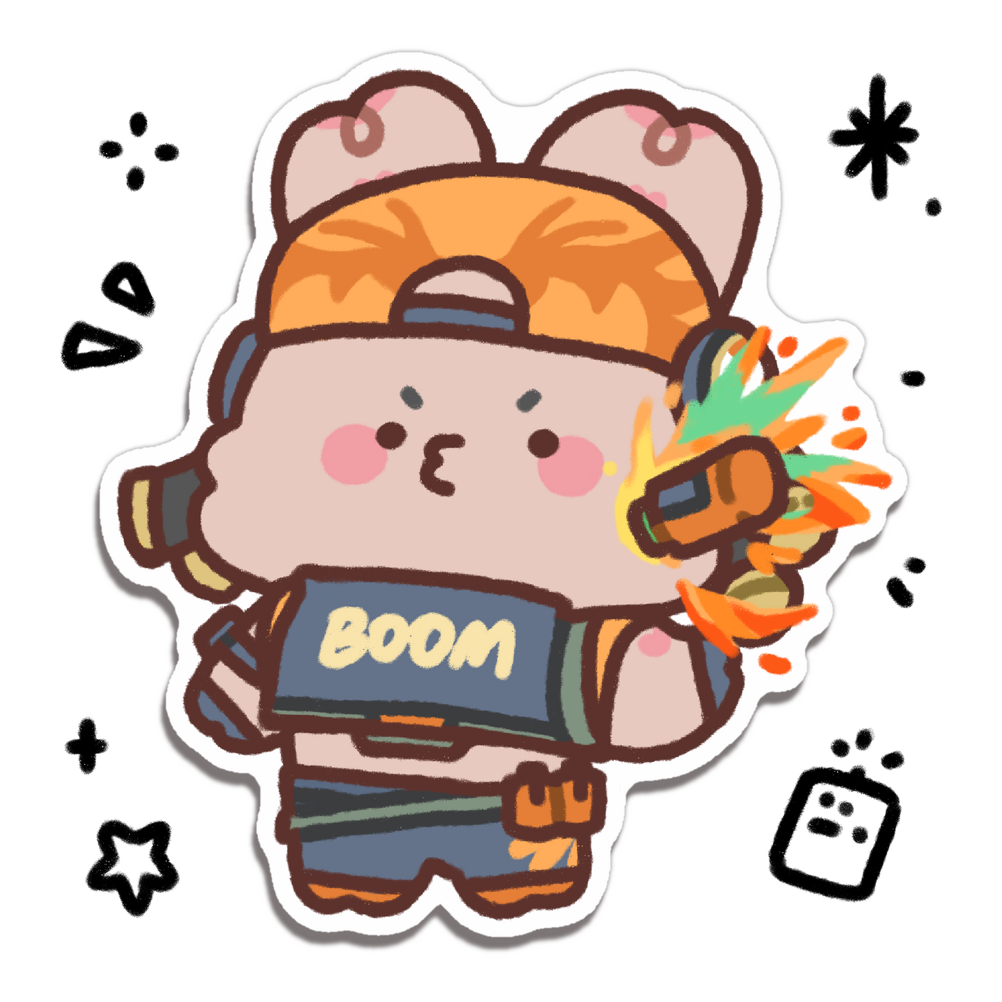 ✩ Valorant Agents as Bimbo Stickers