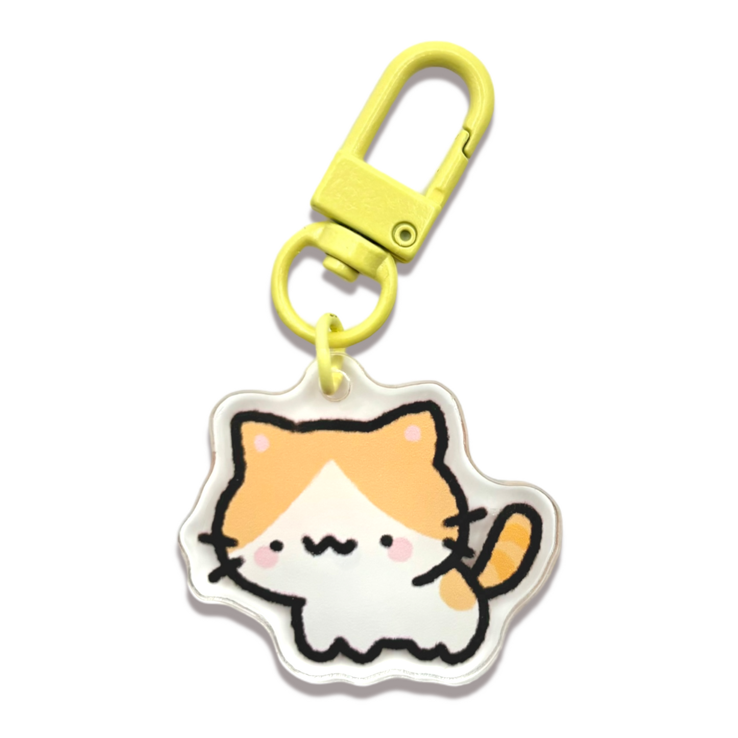 Cat Pattern Keychains