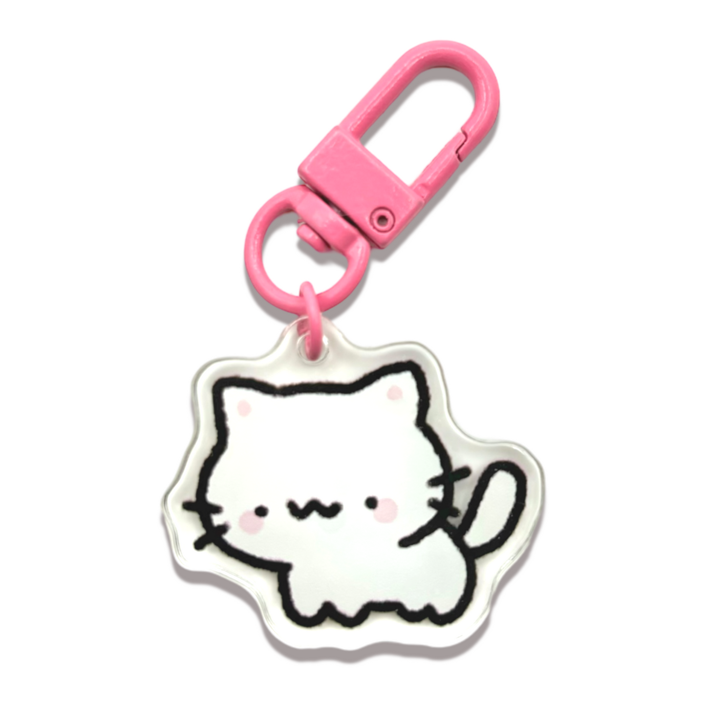Cat Pattern Keychains