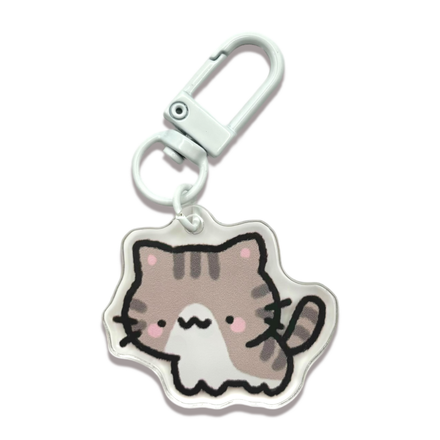 Cat Pattern Keychains