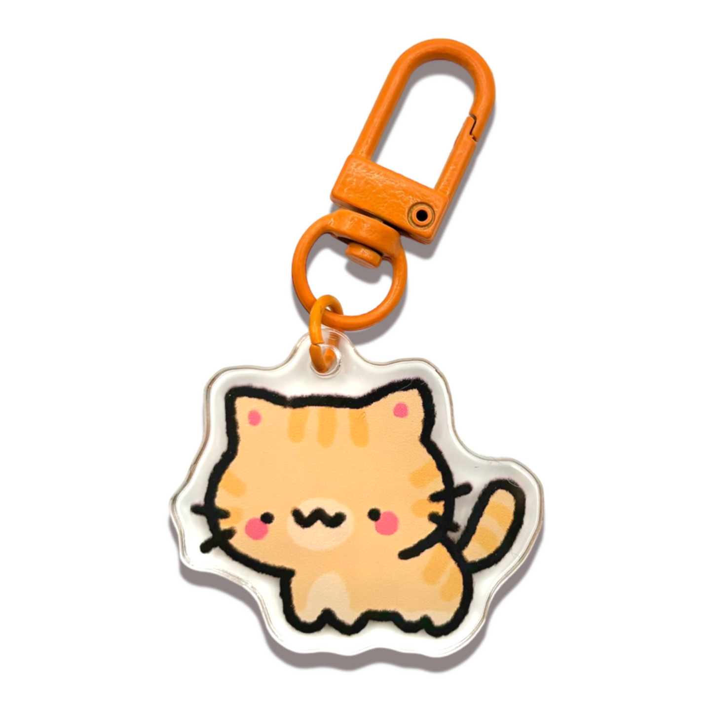 Cat Pattern Keychains