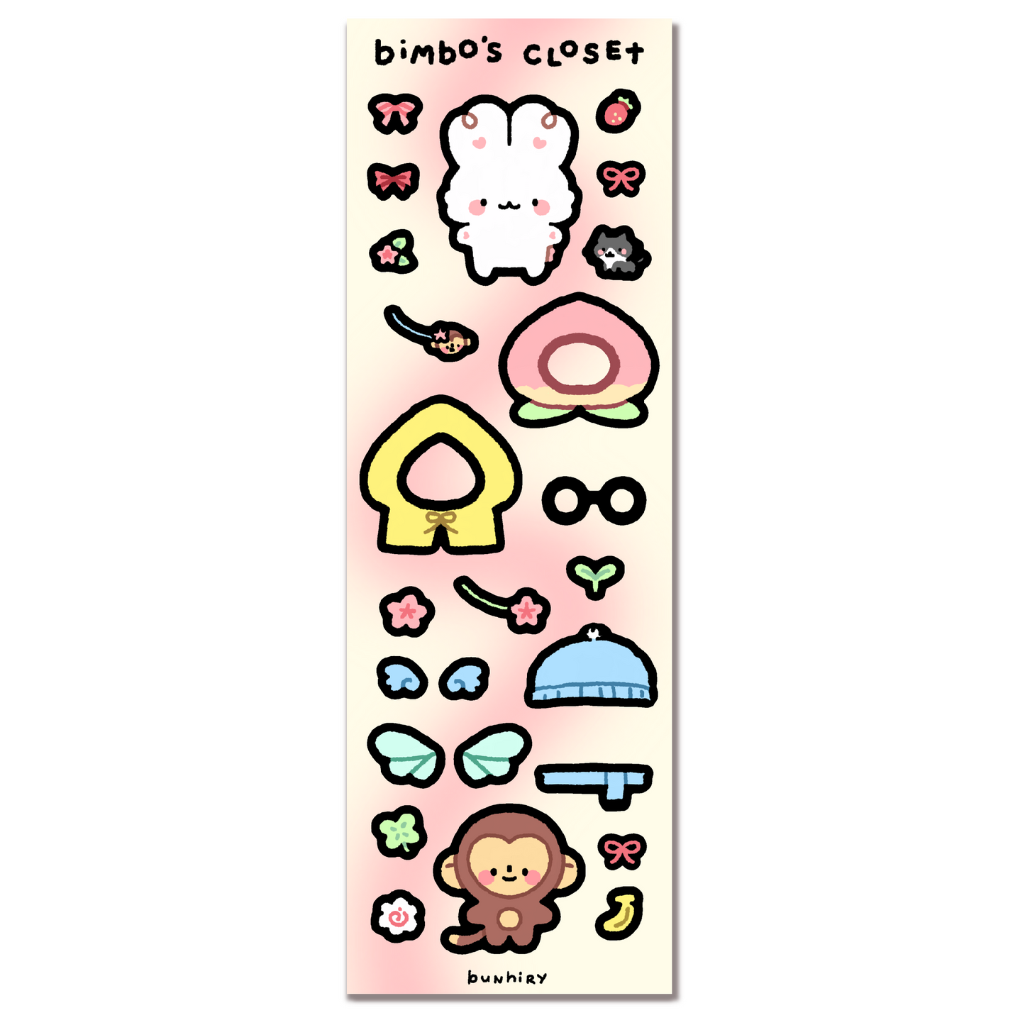 Bimbo's Closet Sticker Sheet