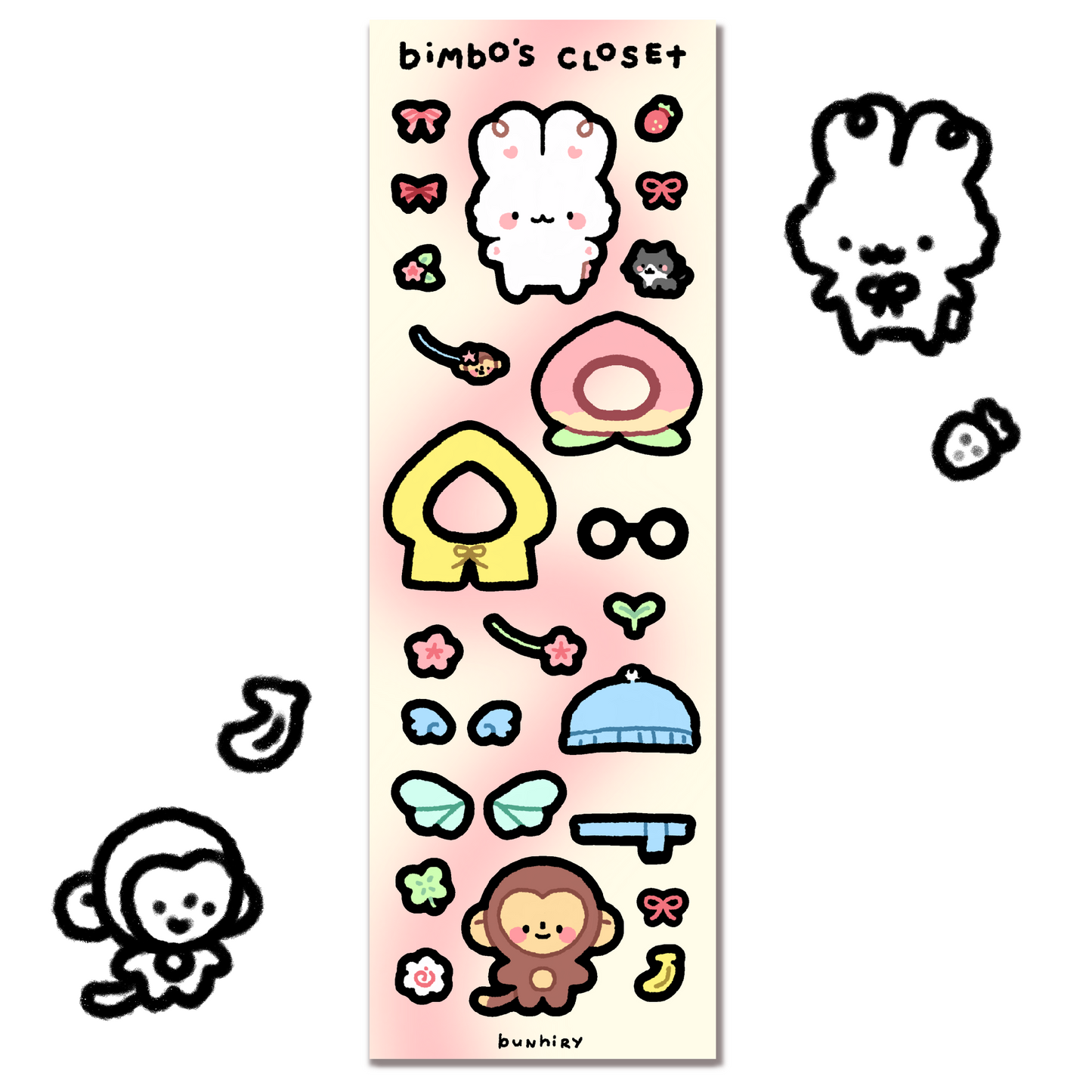 Bimbo's Closet Sticker Sheet
