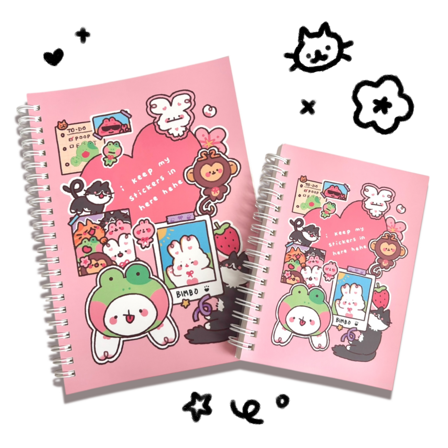 Bimbo Deco Reusable Sticker Book