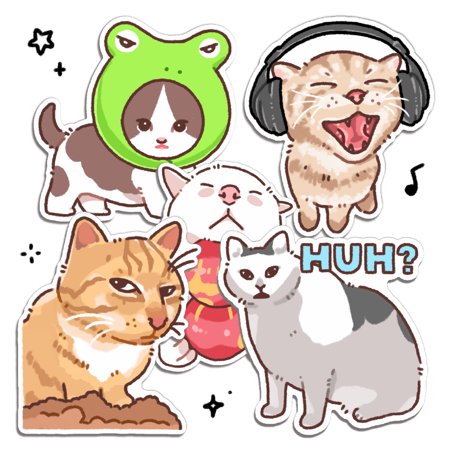 Cat Meme Stickers 2