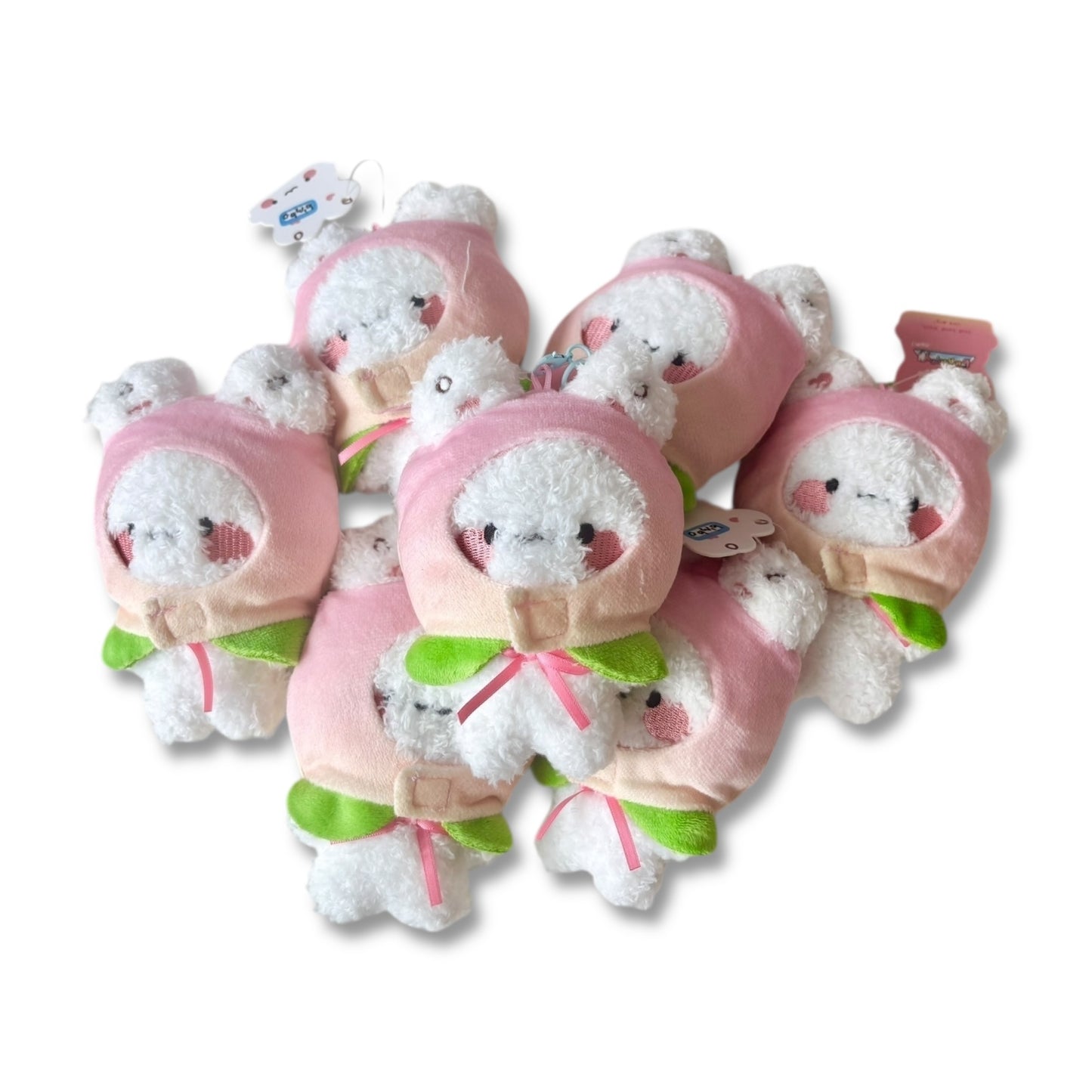 Peach Bimbo Plush Keychain