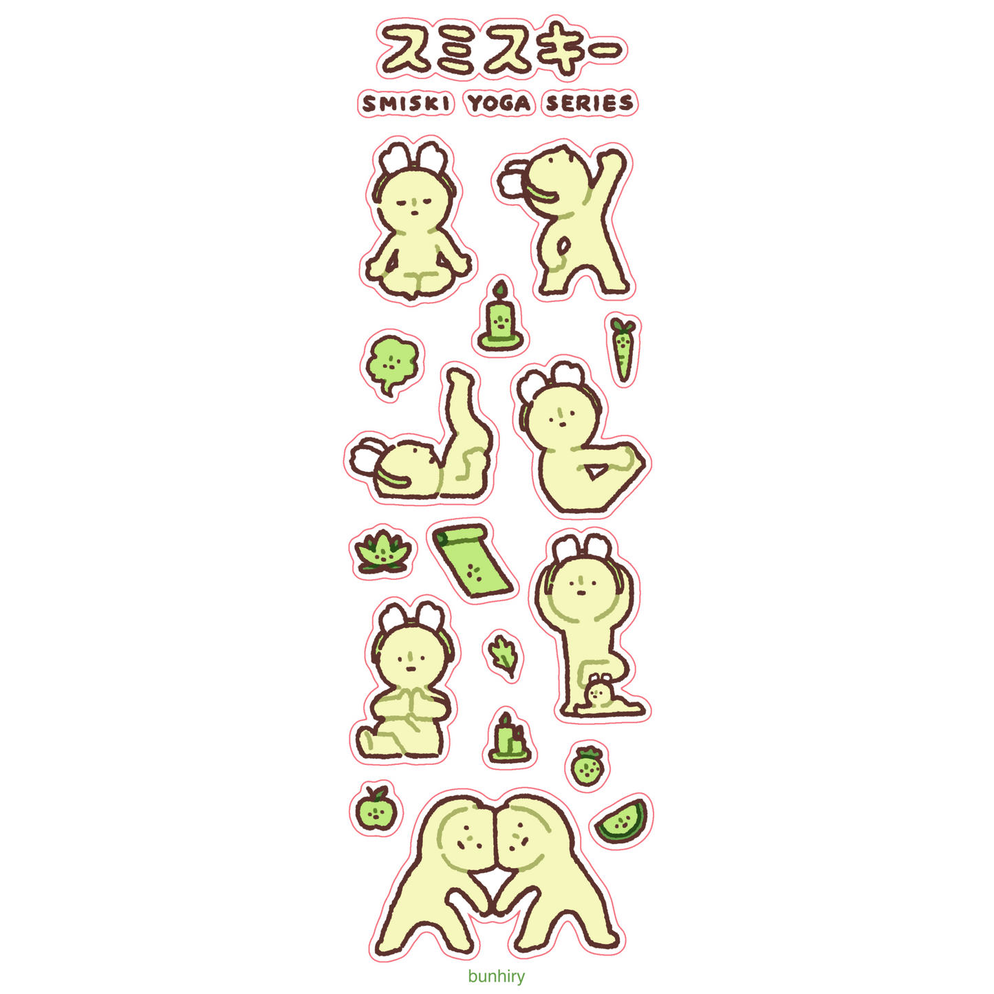 Smiski Sticker Sheets