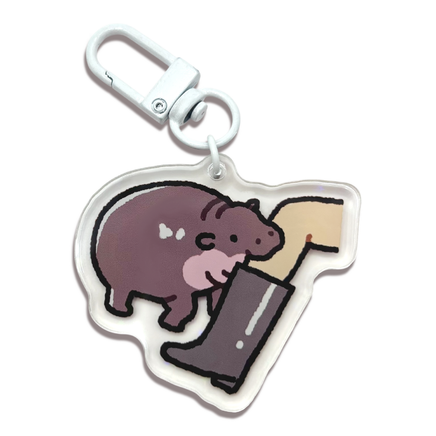Moo Deng Keychains