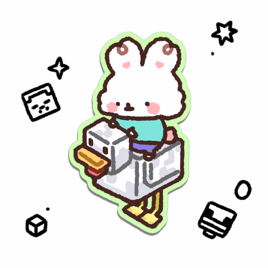 Chicken Jockey Bimbo Sticker