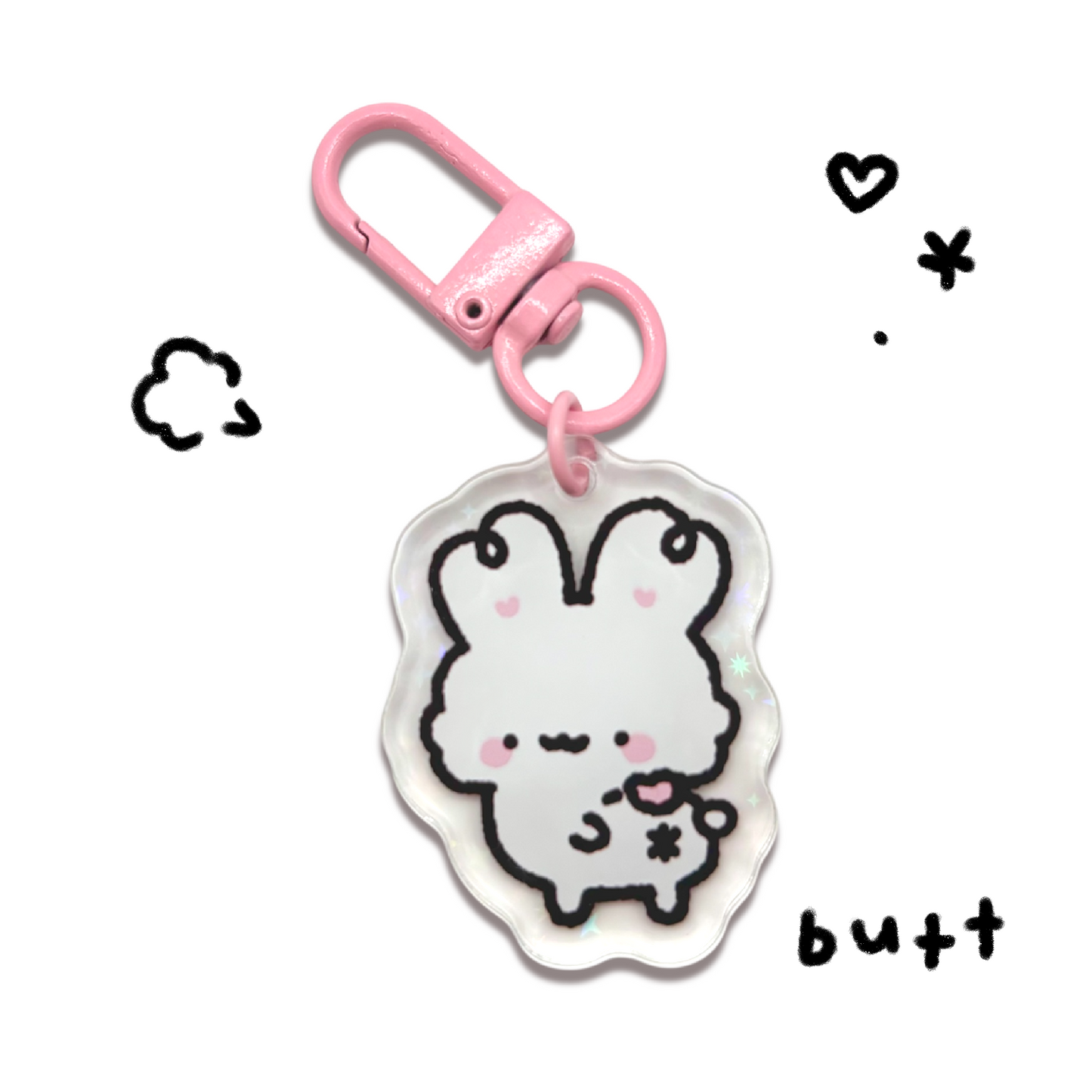Bimbo Butthole Keychain