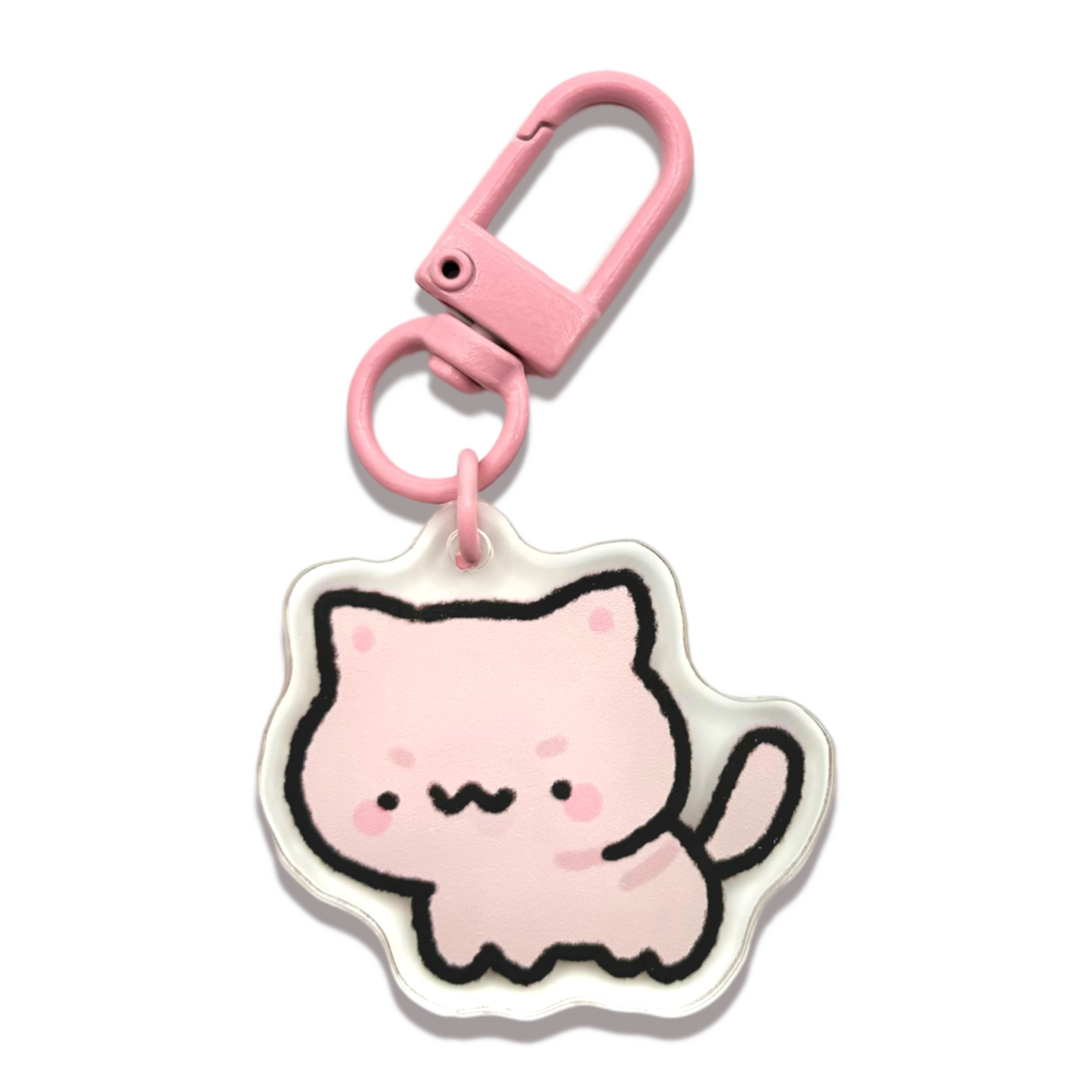 Cat Pattern Keychains