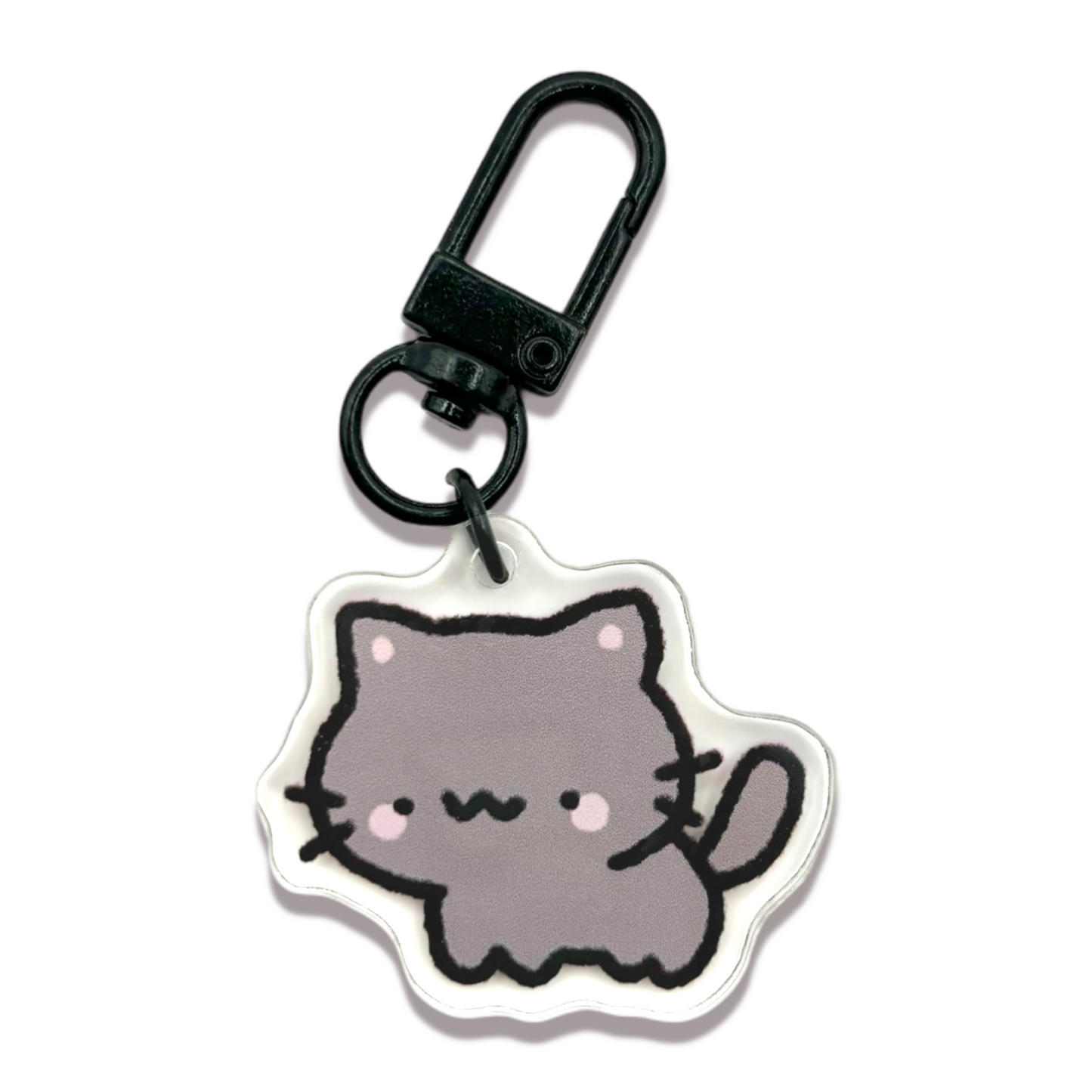 Cat Pattern Keychains