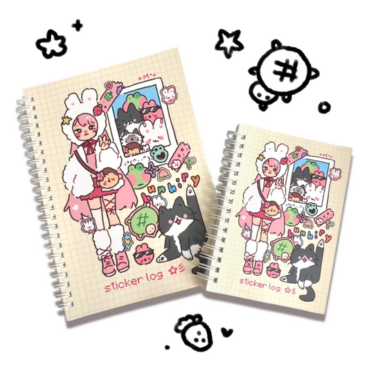 Sticker Log Reusable Sticker Book