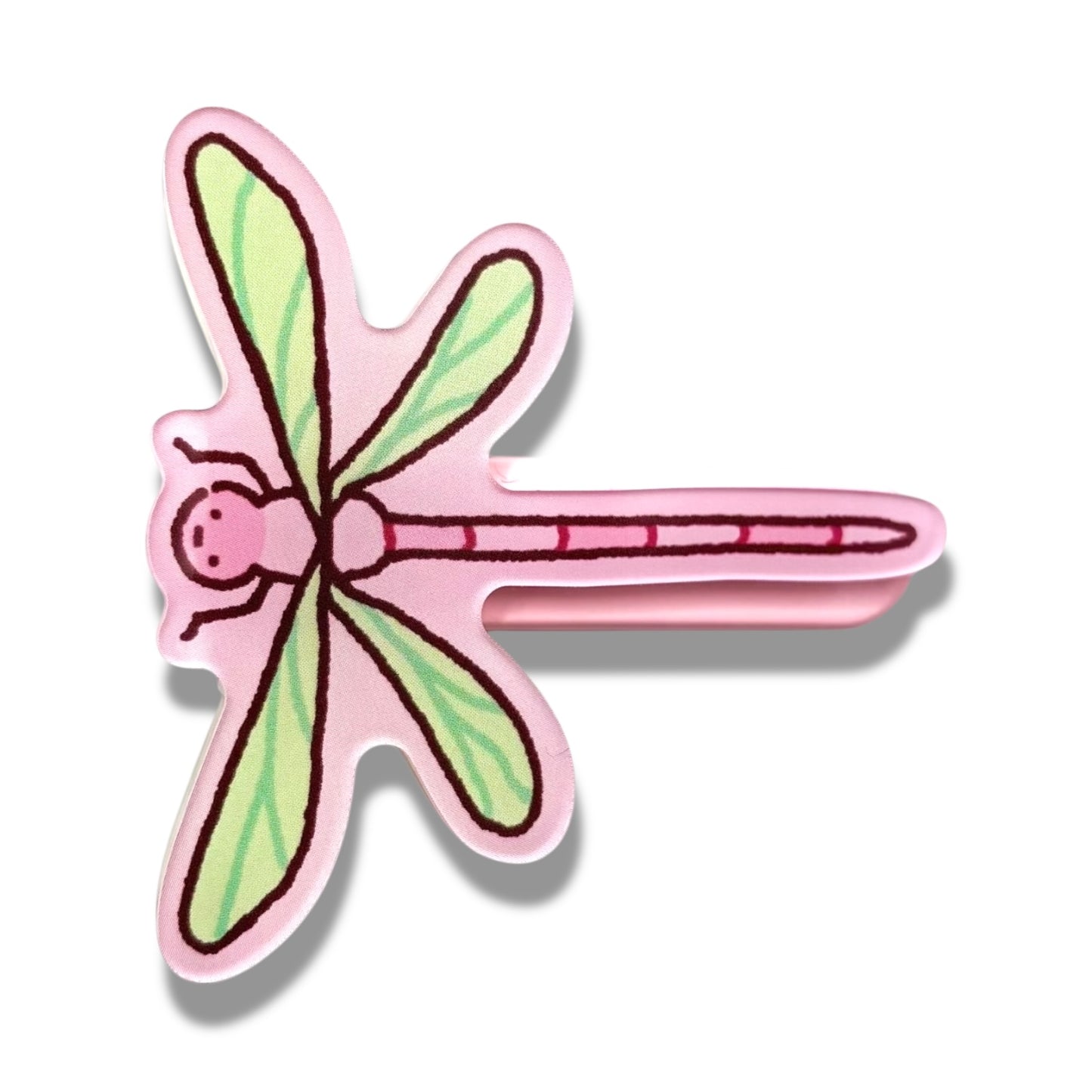Dragonfly and Tomato Hair Clips