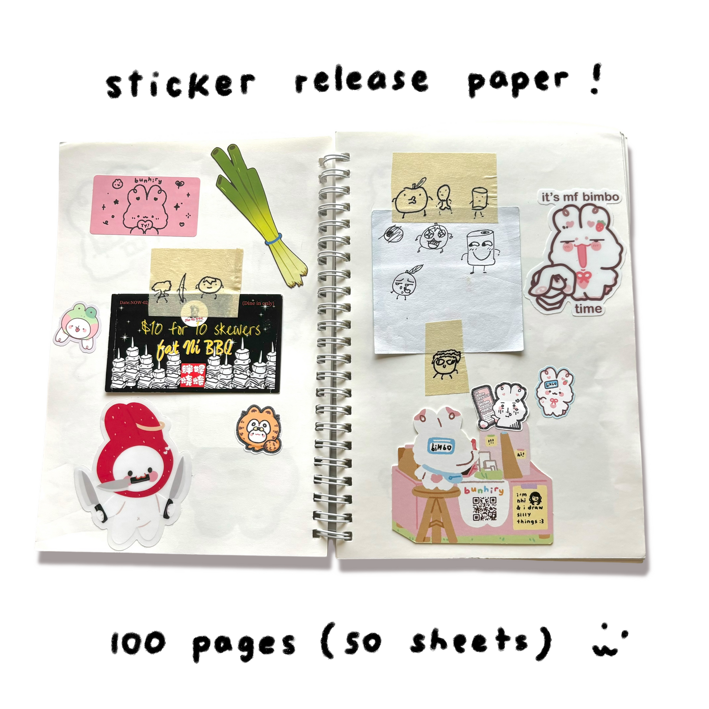 Bimbo Reusable Sticker Book