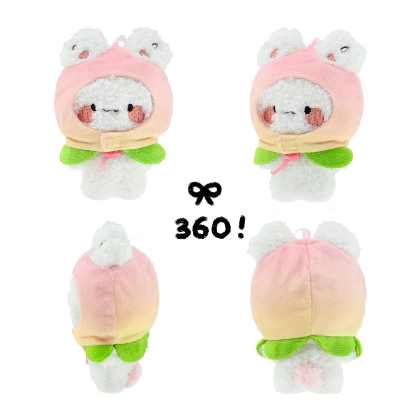 Peach Bimbo Plush Keychain