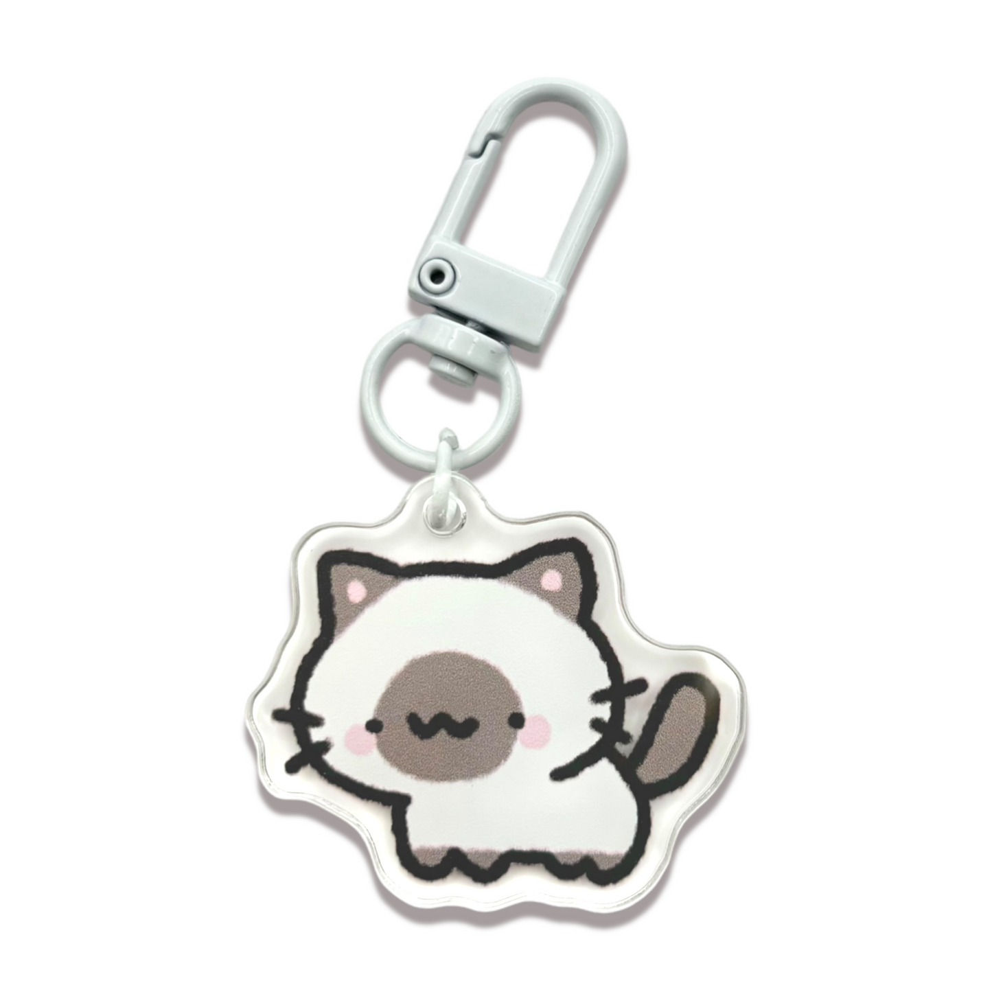 Cat Pattern Keychains