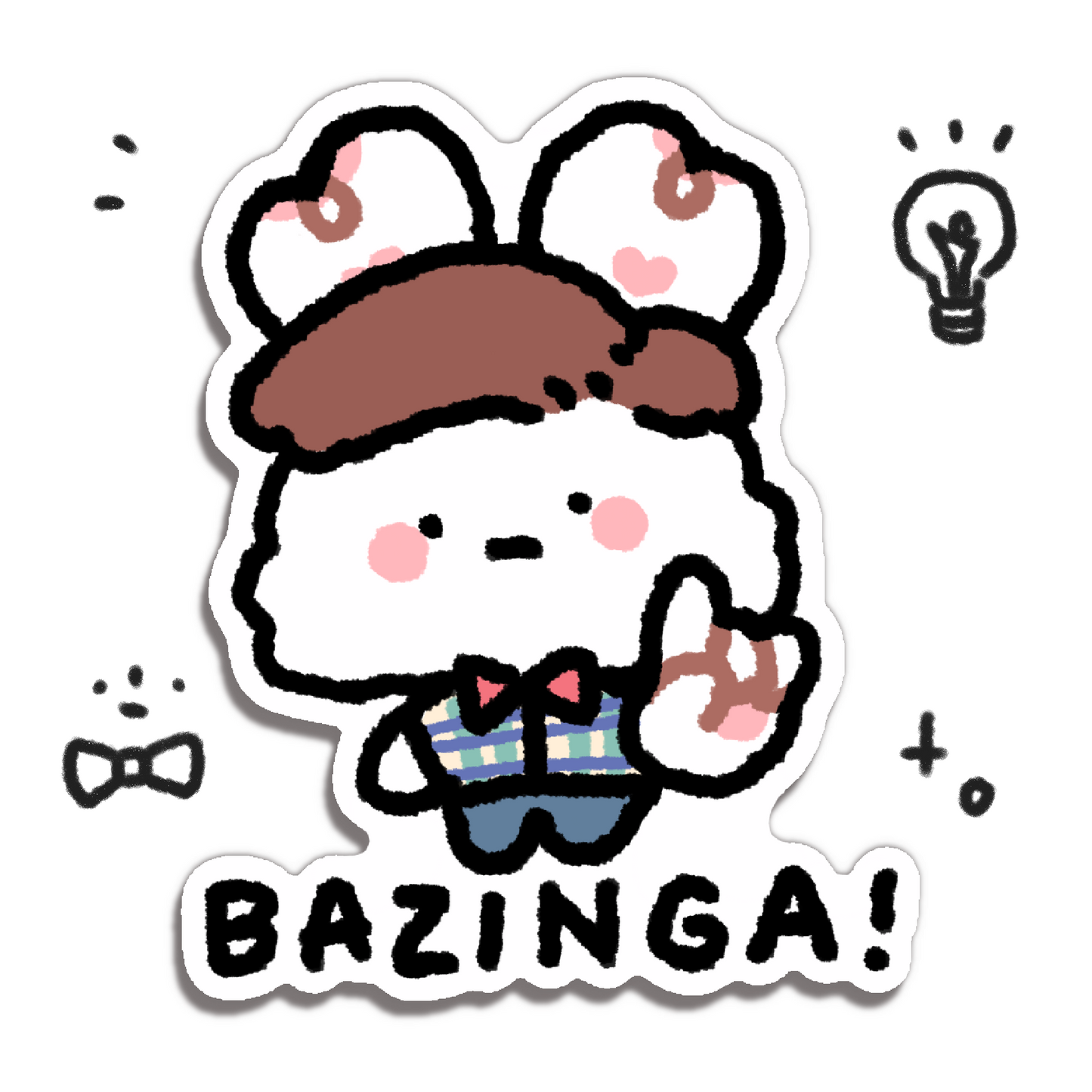 Bazinga Bimbo Sticker