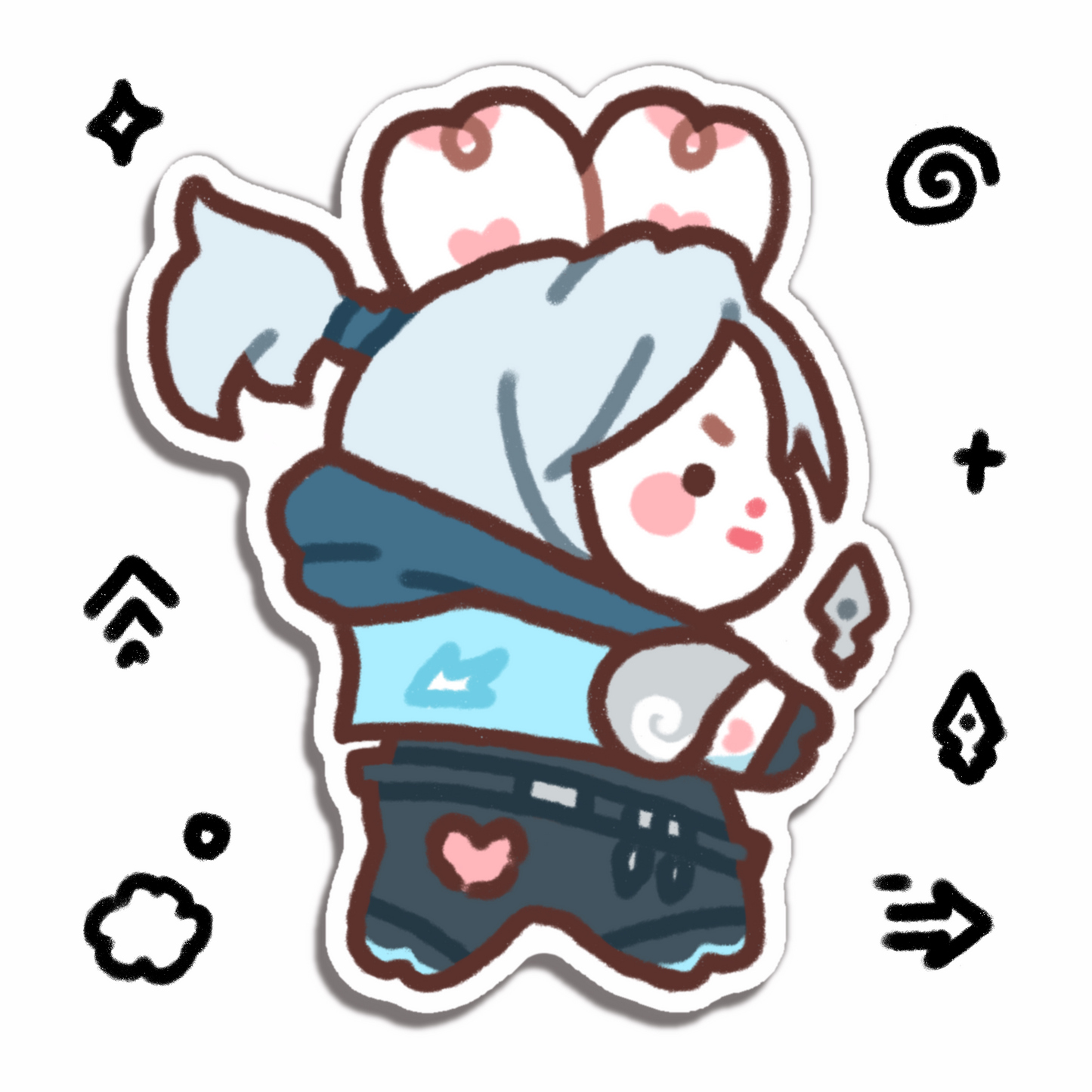 ✩ Valorant Agents as Bimbo Stickers