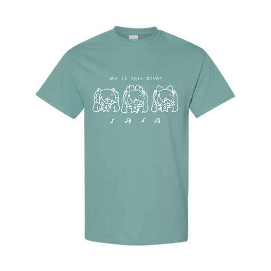 Who Is This Diva? Miku T-Shirt