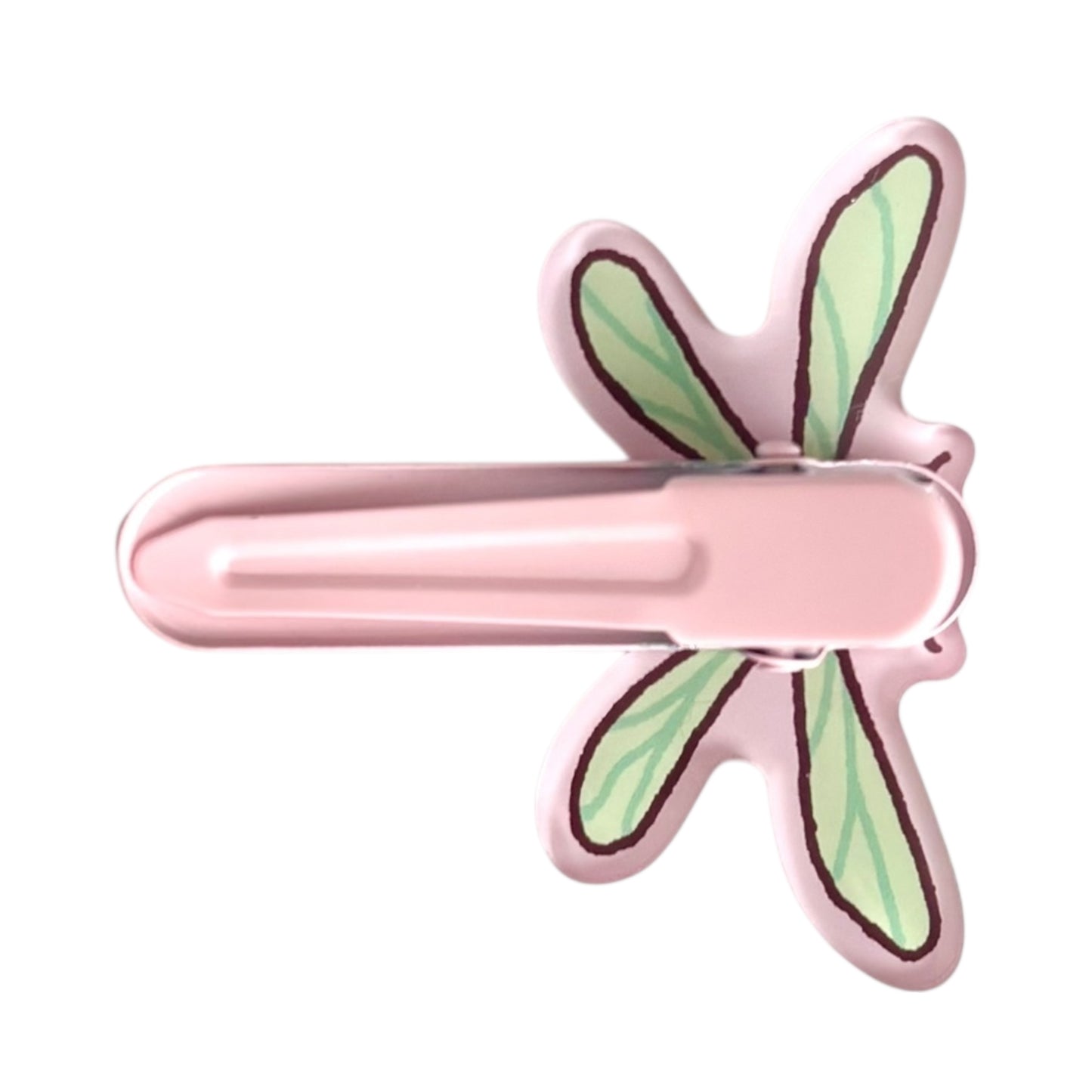 Dragonfly and Tomato Hair Clips