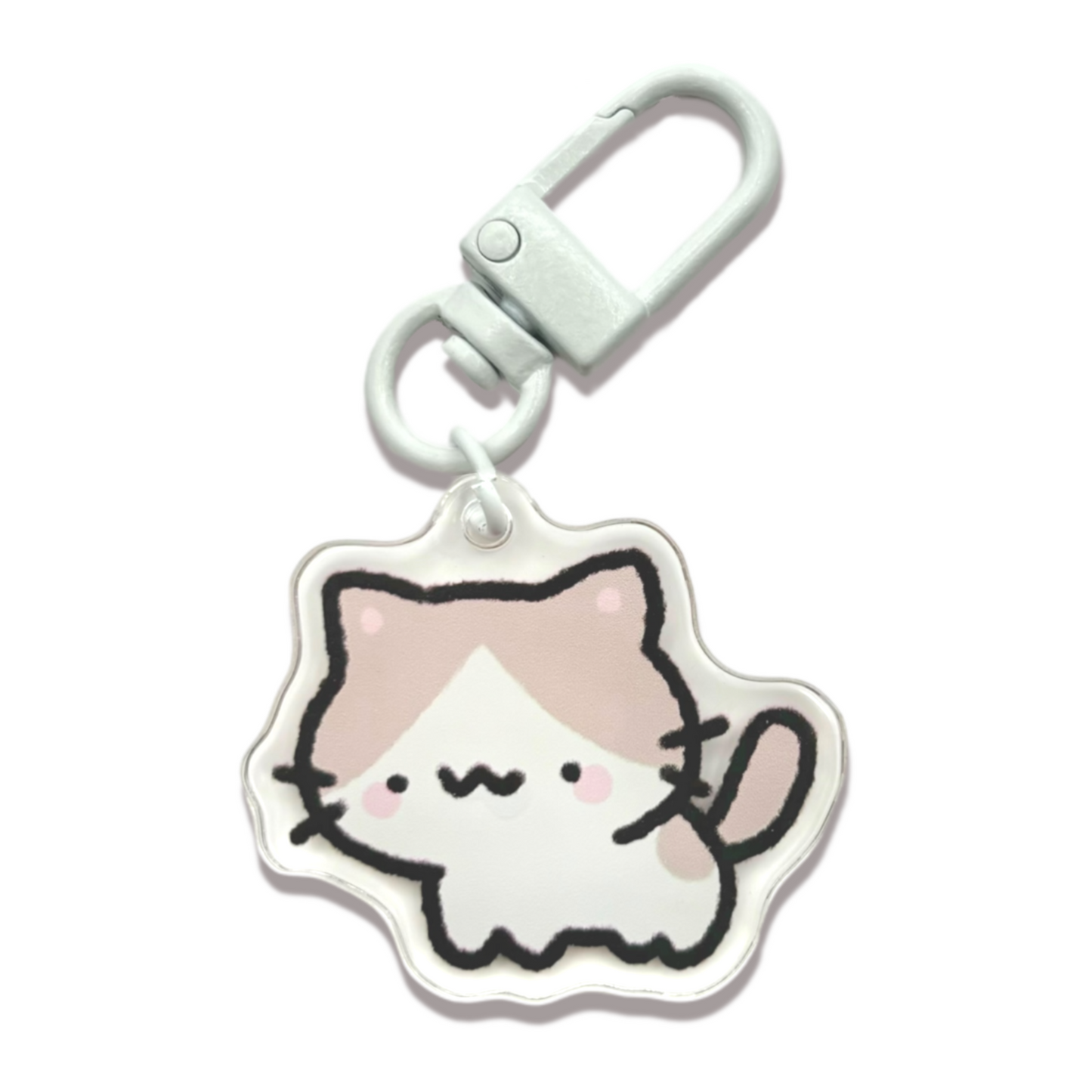 Cat Pattern Keychains