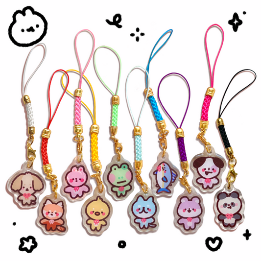 Funky Animal Phone Charms