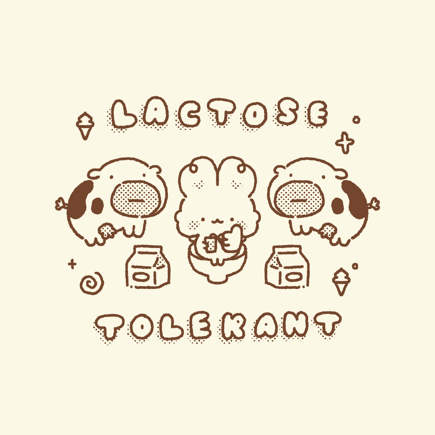 Lactose Tolerant T-Shirts