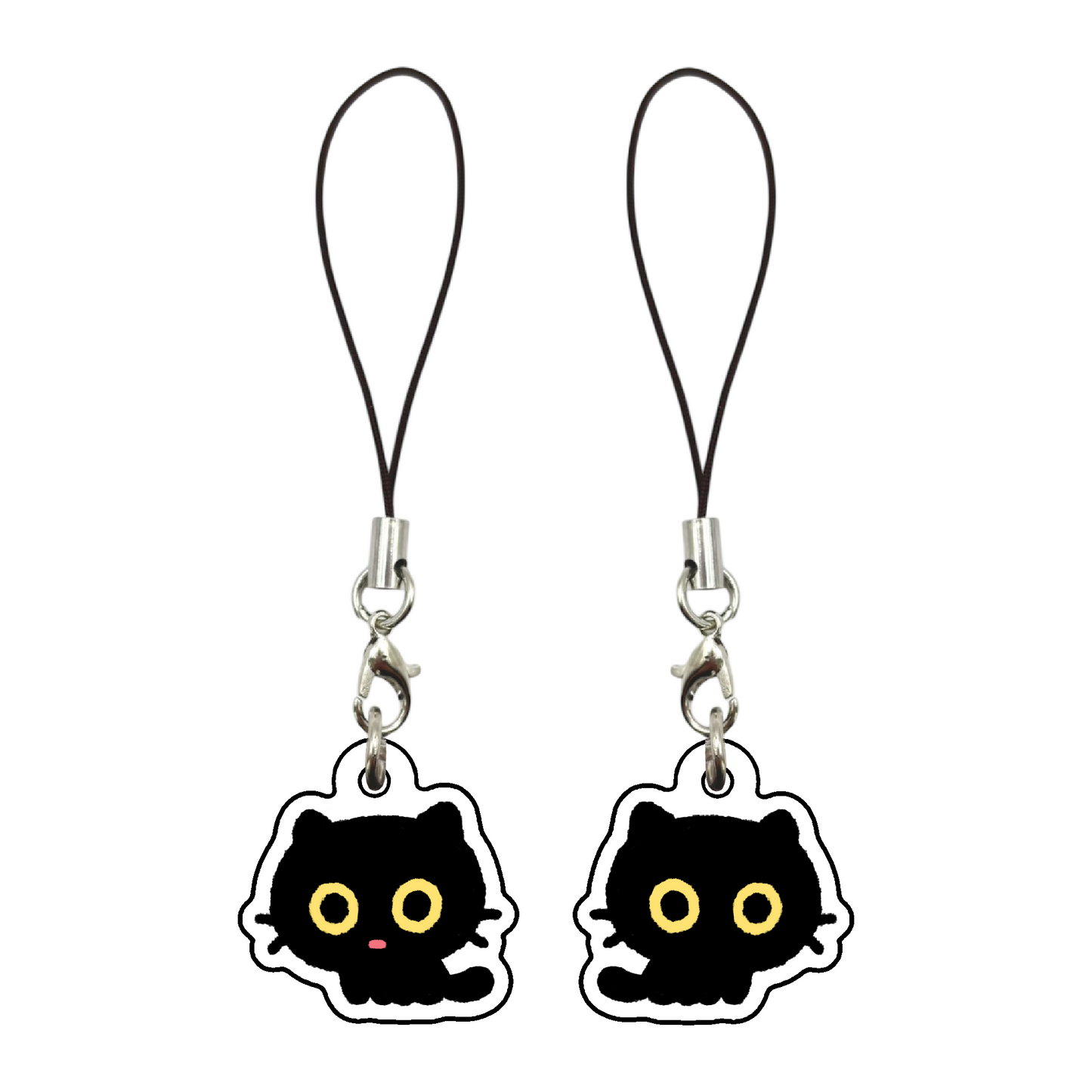 Cat Pattern Phone Charms