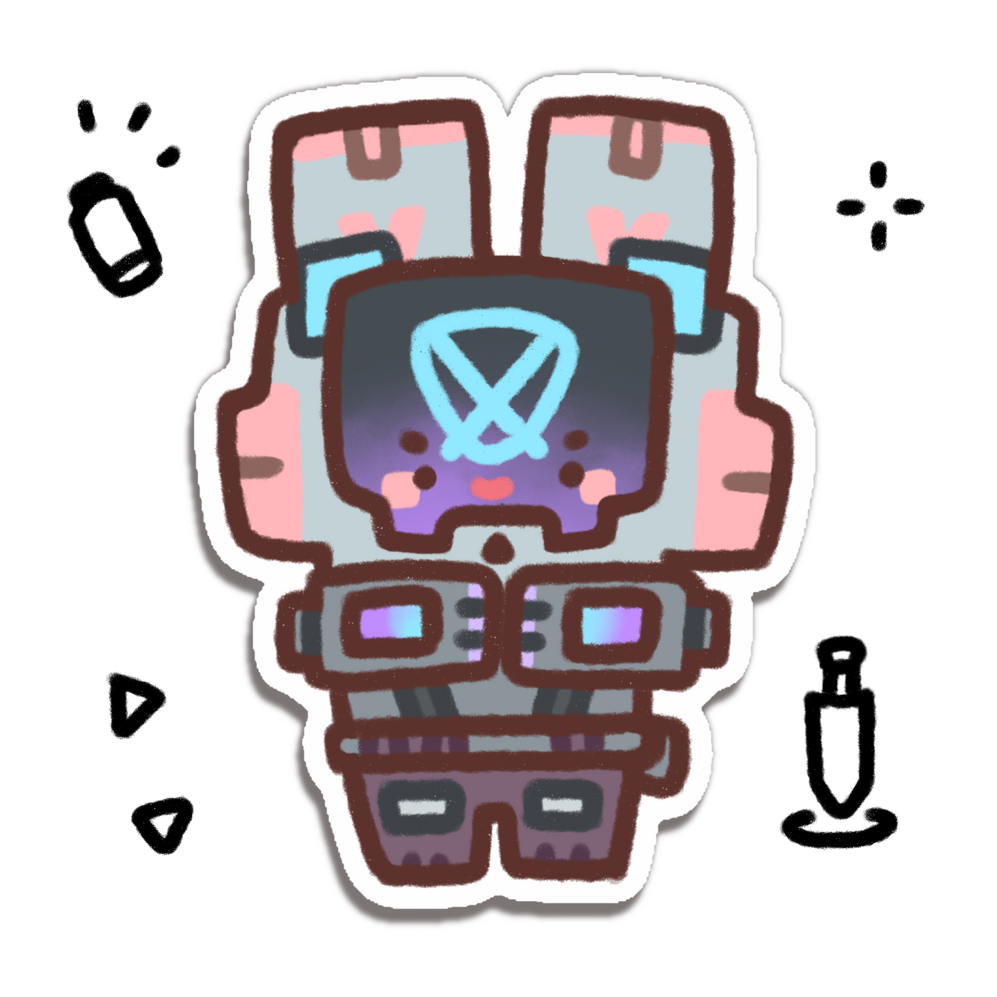 ✩ Valorant Agents as Bimbo Stickers