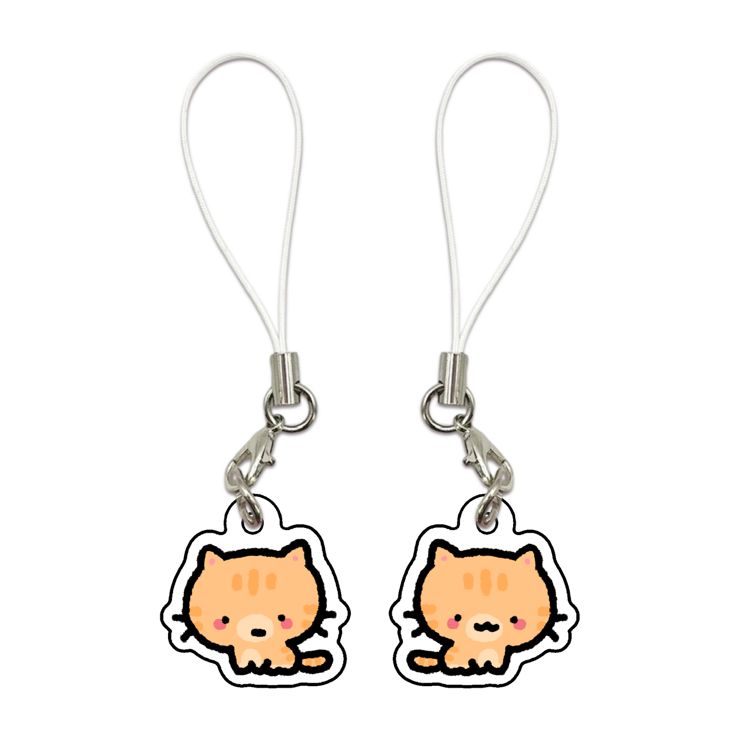 Cat Pattern Phone Charms