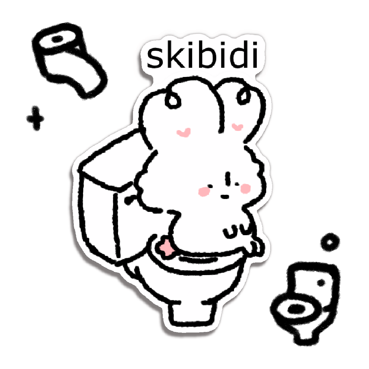 Skibidi Toilet Bimbo Sticker