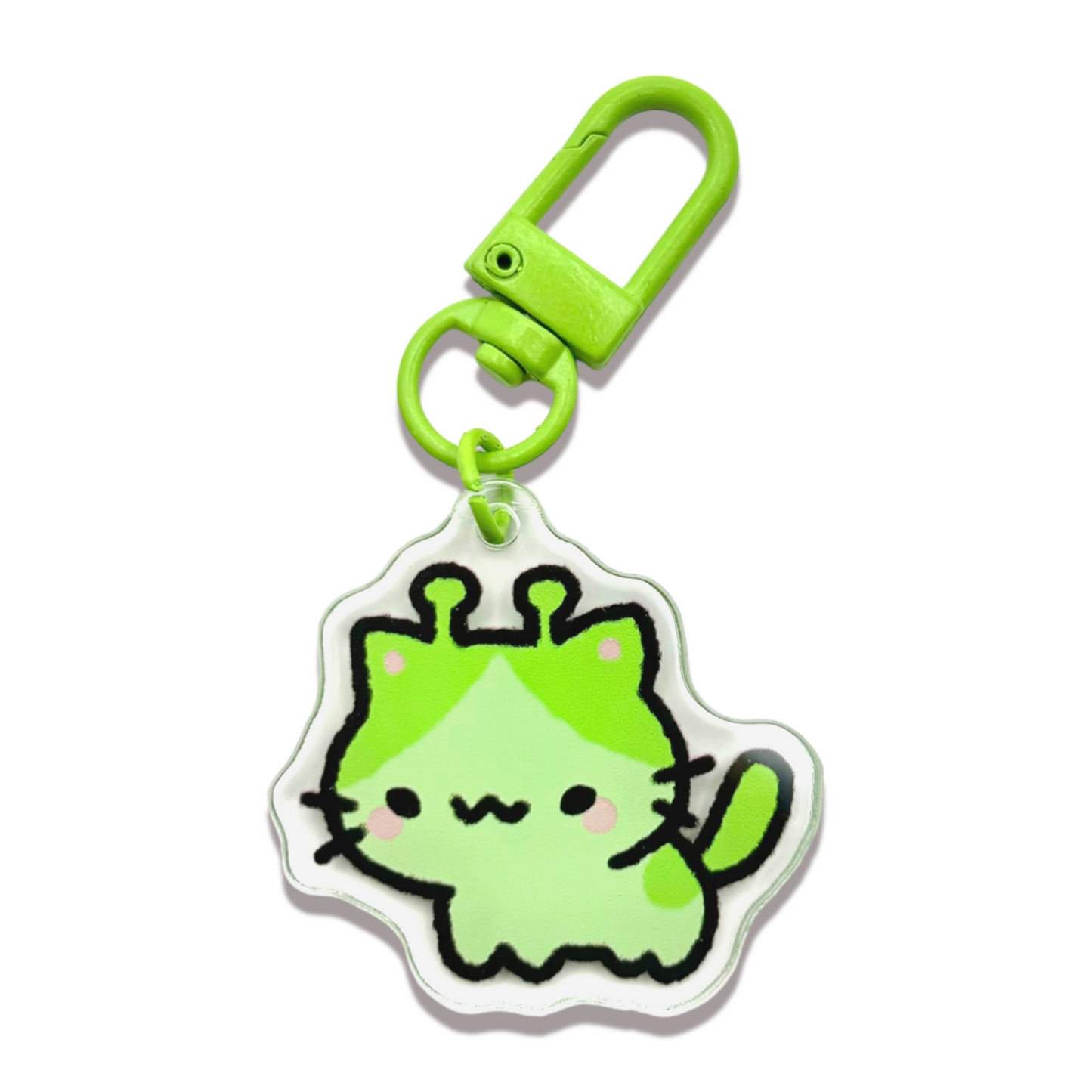 Cat Pattern Keychains