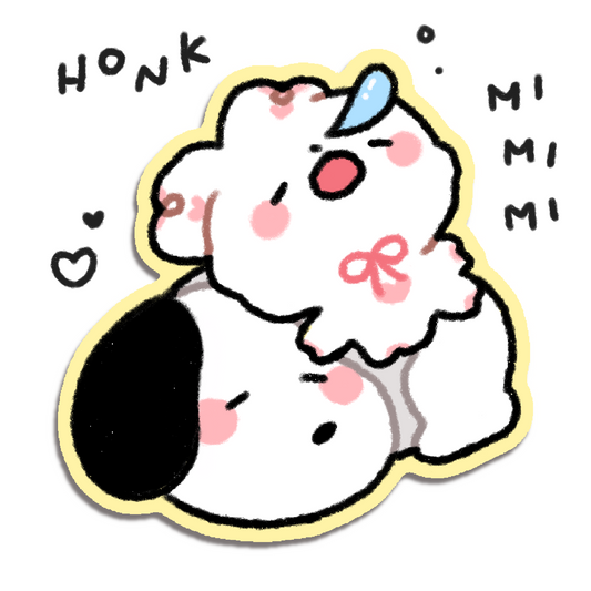 Sleepy Snoopy and Bimbo Sticker