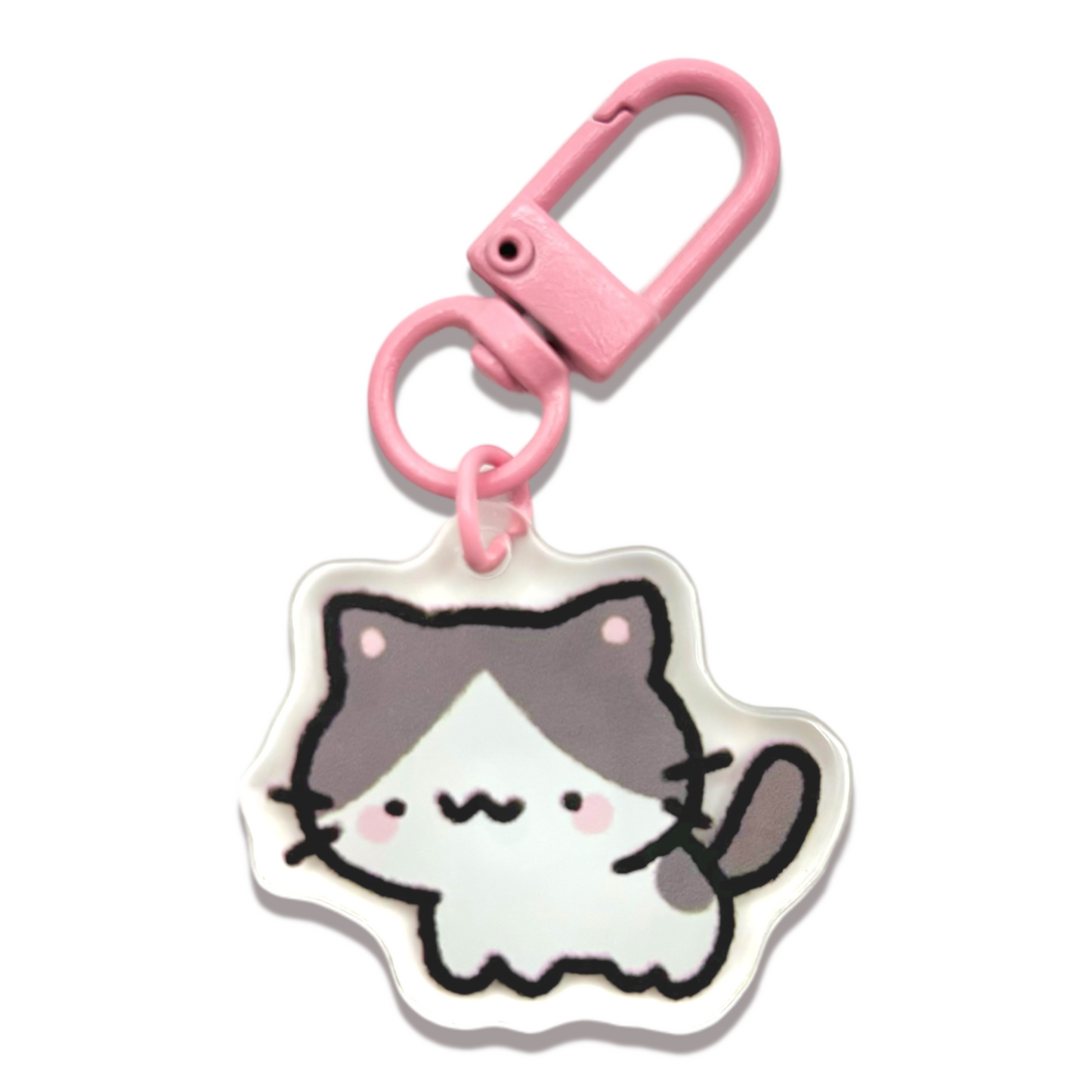 Cat Pattern Keychains