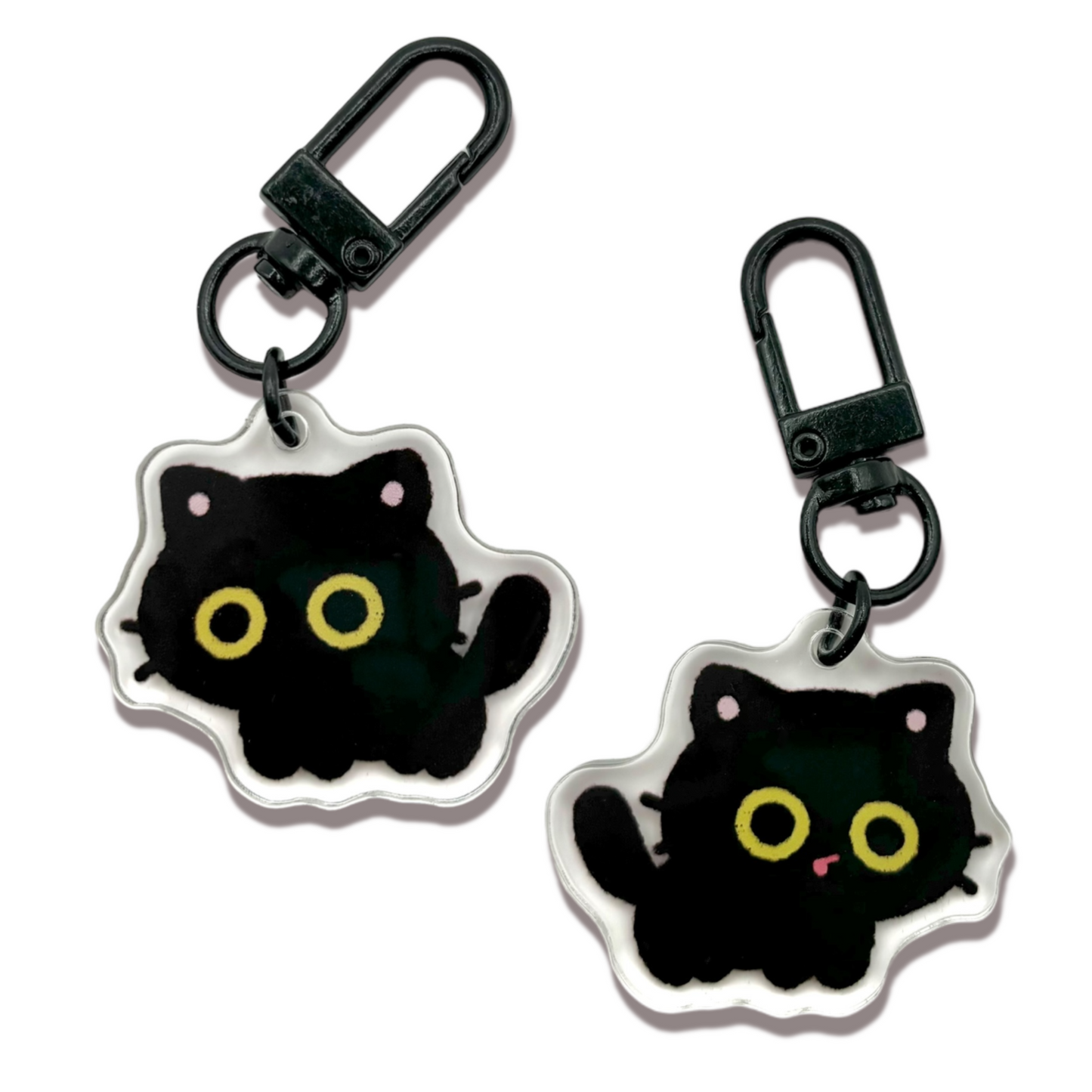 Cat Pattern Keychains