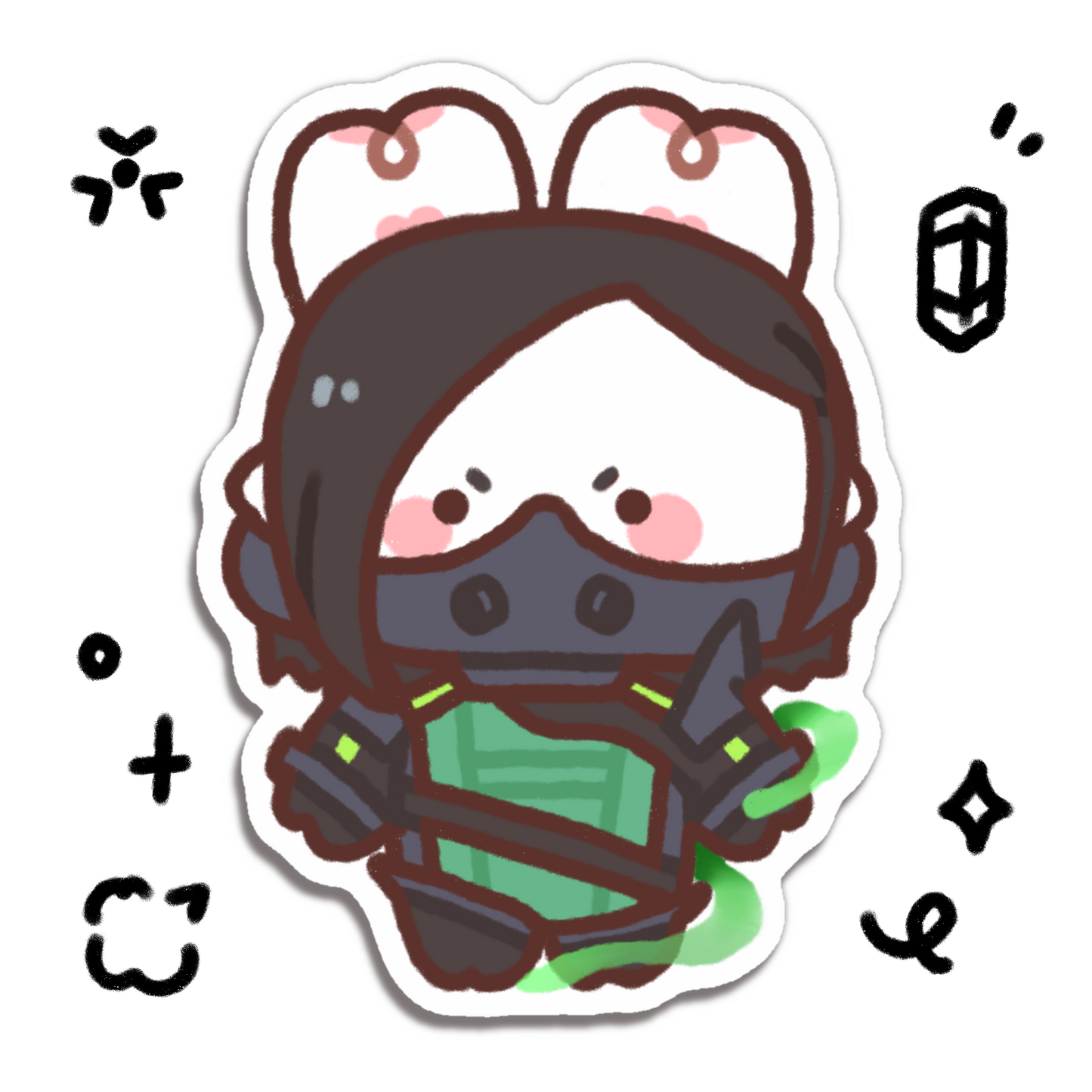 ✩ Valorant Agents as Bimbo Stickers