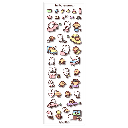 Daily Planner Bimbo Sticker Sheet