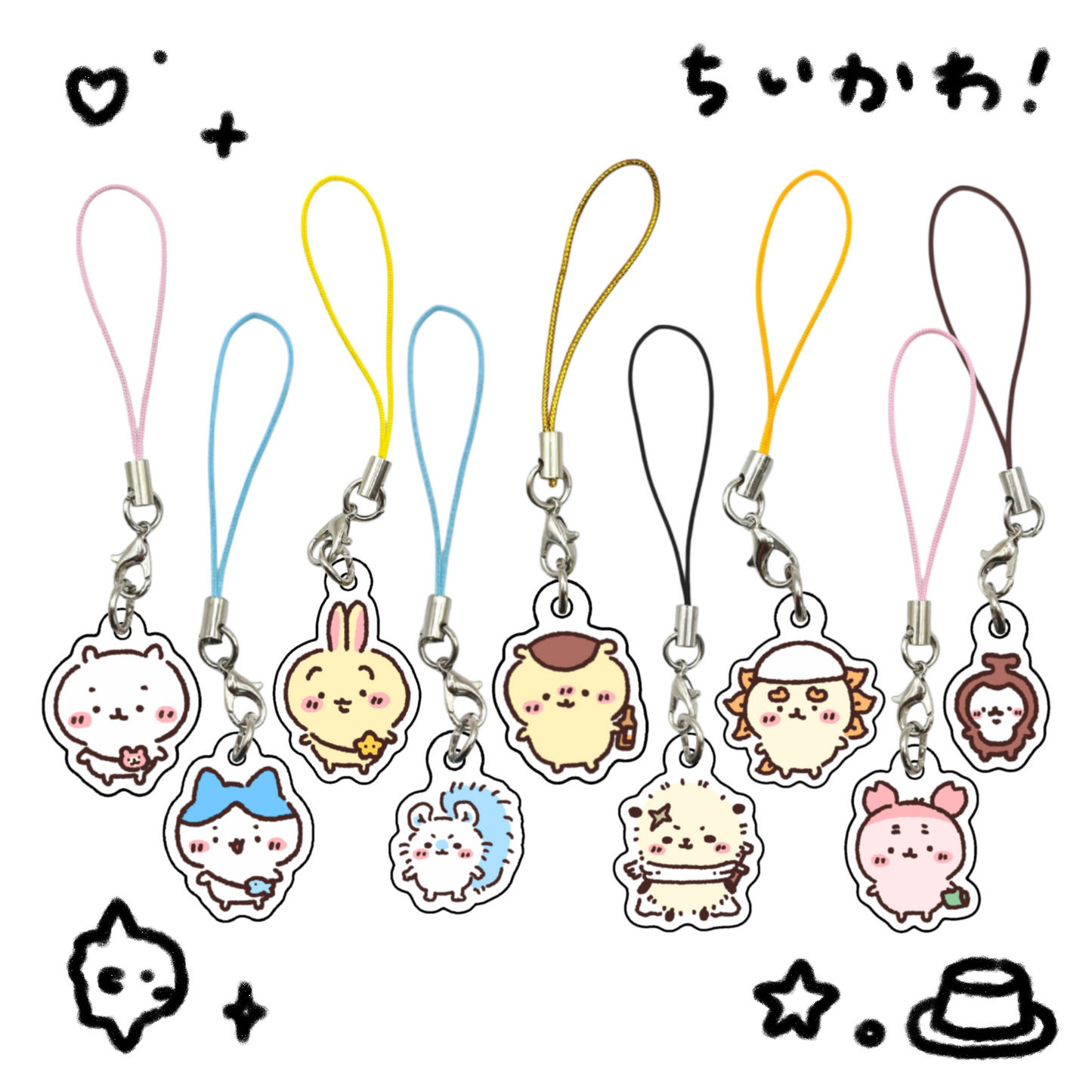 Chiikawa Phone Charms