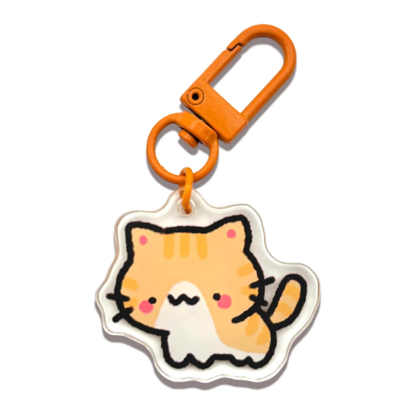 Cat Pattern Keychains