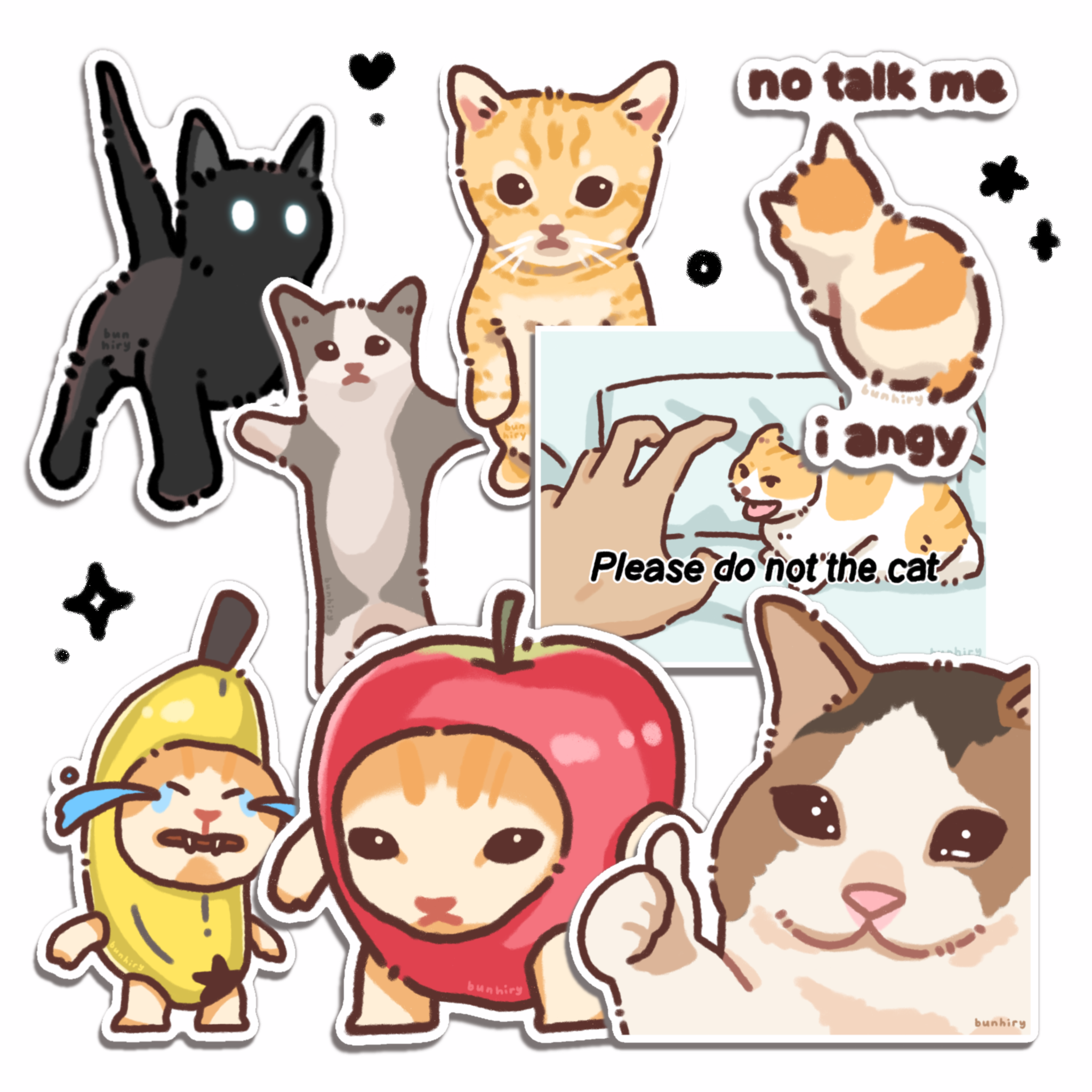 Cat Meme Stickers – Bunhiry